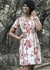 Vestido Transpassado Floral - comprar online