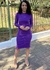 Vestido Gales Roxo - Democratize Moda
