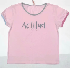 Remera manga corta Actitud - mechugutierrezkids