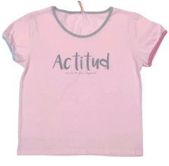 Remera manga corta Actitud