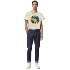 Remera NASA Manga Corta Blanca en internet