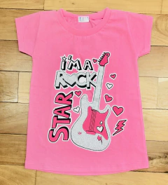 Remera Manga Corta I'm a Rock Star - mechugutierrezkids
