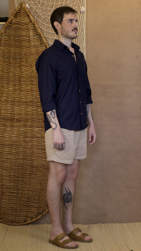 CAMISA ML MARINHO FLAME