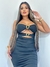 VESTIDO CARLA MÍDI DRAPEADO - comprar online