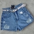 SHORTS JEANS DESTROYD CLARO - ATRATIVALOOKS MODA FEMININA