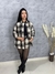CONJUNTO CAMISA E SHORT XADREZ - Selma Braga Modas