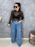 CALÇA JEANS BRILHOSA BIA - Selma Braga Modas