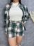 CONJUNTO CAMISA E SHORT XADREZ na internet