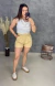 SHORT LINHO COM CINTO