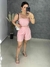 CONJUNTO SHORT E CROPPED BORDADO - Selma Braga Modas