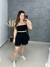 CONJUNTO SHORT E CROPPED BORDADO - loja online