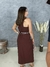 VESTIDO LOUNGUET COM FENDA MARILIA - Selma Braga Modas