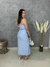 VESTIDO LOUNGUET COM FENDA MARILIA - Selma Braga Modas