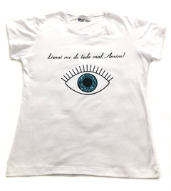 Camiseta livrai-me de todo mal na internet