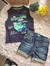 Conjunto Infantil Tam 3 Regata Bermuda Jeans Menino