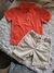 Conjunto Infantil Tam 3 Camisa Polo e Bermuda Sarja Menino