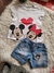 Conjunto Infantil Minnie Tam 4 Camiseta Bermuda