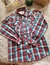 Camisa Fuzarka xadrez tam 12 Manga Longa