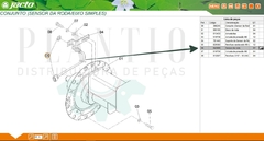 SENSOR DO INDUTIVO DA RODA PULVERIADOR JACTO COD. 843888 - BF AGRO