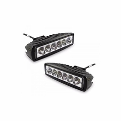 Farol Retangular Milha Barra Universal 6 Leds Off Road - comprar online