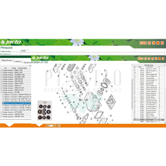 JOGO DE REPARO JP-100 PULVERIZADOR JACTO - BF AGRO