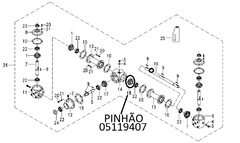 PINHÃO DA CAIXA DE TRANSMISSÃO LANCER IMPLEMENTOS JAN - comprar online