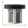 VALVULA COMPLETA JP 75 DO PULVERIZADOR JACTO