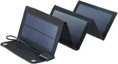 Carregador Solar Portátil (JMUYTOP) – Power Bank 10w com 5 Painéis Solares. - Presentes Mais