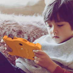 Tablet K7 Pro Kids (PRITOM) com Capa de Silicone Anti-Queda - Presentes Mais