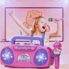 Karaokê com Microfone e Efeito de Luzes (Estrela Infantil) - comprar online