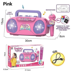 Karaokê com Microfone e Efeito de Luzes (Estrela Infantil) na internet