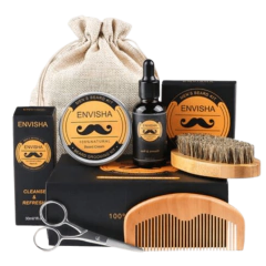 Imagem do Kit para Tratamento de Barba e Bigode (ENVISHA) – 100% Natural