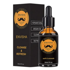 Kit para Tratamento de Barba e Bigode (ENVISHA) – 100% Natural - Presentes Mais