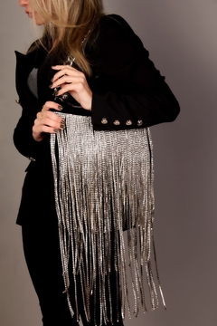 BOLSA FRANJAS STRASS - loja online