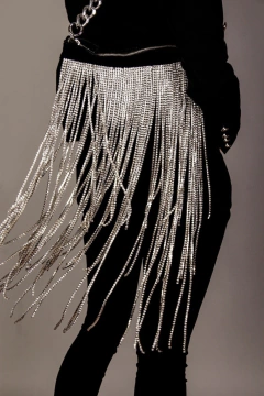 BOLSA FRANJAS STRASS - comprar online
