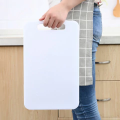 Multiuso PVC Branca Tábua de Cozinha Para Cortar e Fatiar Carnes e Legumes Placa Culinária Média 33 x 20 cm Ingá na internet