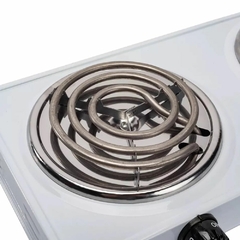 Fogareiro Elétrico Fogão Cooktop Portátil 2 Bocas Espiral 220 Volts e 2000W Watts de Potência Com 5 Temperaturas Ideal Para Camping e Acampamento Prático e Fácil de Instalar Futuro Casa - comprar online