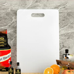 Multiuso PVC Branca Tábua de Cozinha Para Cortar e Fatiar Carnes e Legumes Placa Culinária Média 33 x 20 cm Ingá - comprar online