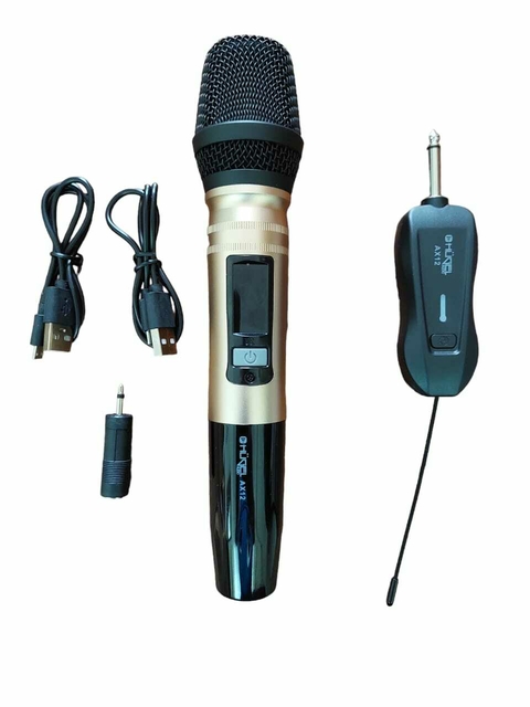 HUGEL AX-12 Micrófono inalámbrico de mano UHF
