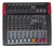 HUGEL KW-60K-99DSP Consola potenciada de 6 canales con 99 efectos por DSP