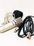 HUGEL BV-97 Micrófono condensador de diafragma grande con cable canon-canon SAMOSN MC18 de 6 mts, shockmount y windscreen