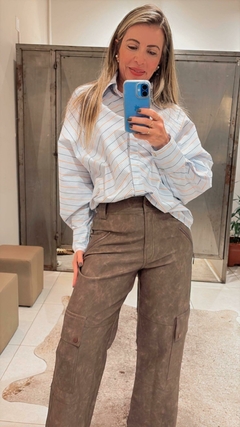 Camisa Oversized Gola Feminina - comprar online
