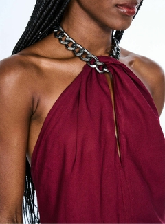 Vestido Feminino Linho Open - comprar online