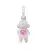 Berloque menina cravejado - comprar online