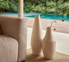 Vaso em fibra de vidro - Charmin Decorações 