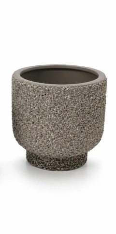 Vaso em cerâmica texturizada na internet