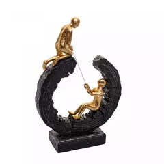 Figura Decorativa de Resina Conexão na internet