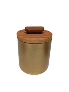 Pote de madeira - Charmin Decorações 