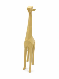Girafa decorativo em polirresina
