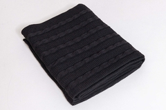 Imagem do Manta sofá Tricô Pezeira cama Queen com 2 capas de almofadas